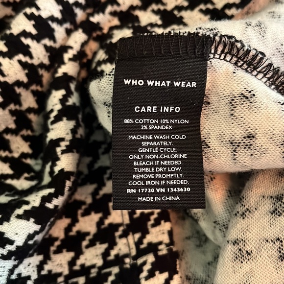 Who What Wear Houndstooth Dress - Picture 5 of 5